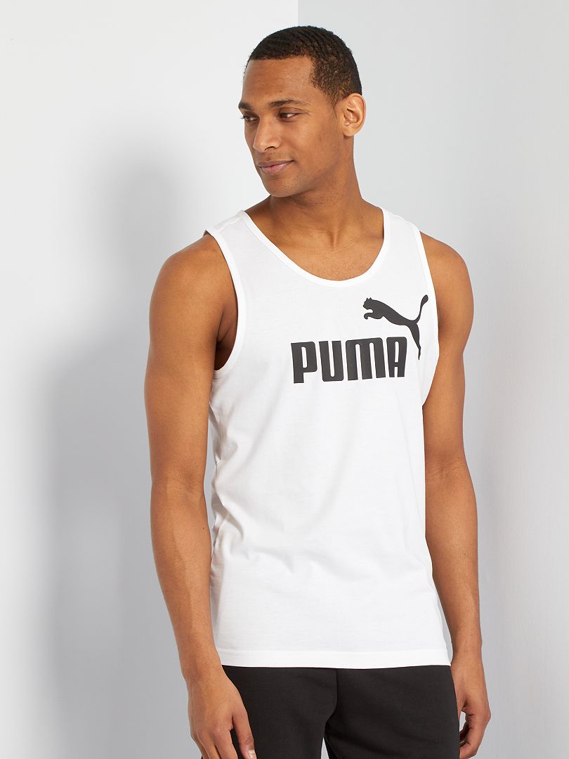 Débardeur 'Puma' blanc - Kiabi
