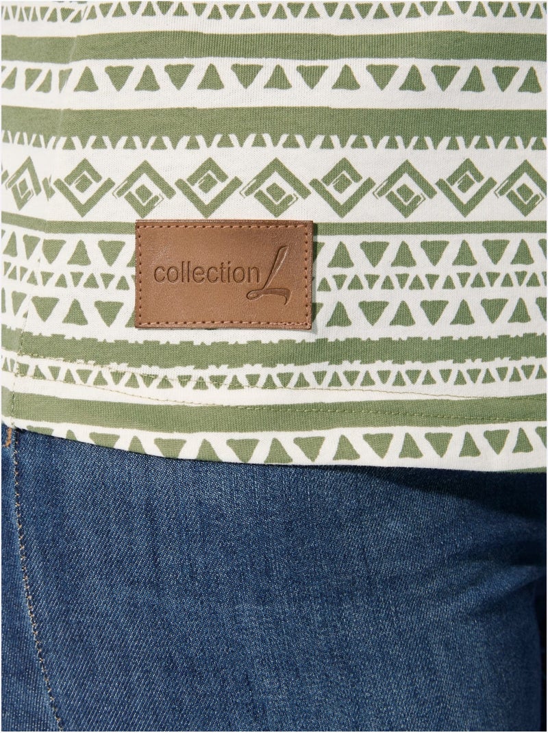Débardeur Pur Coton - Taille Standard - Witt Blanc Vert - Kiabi