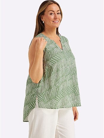 Débardeur Pure Viscose - Taille Standard - Sheego