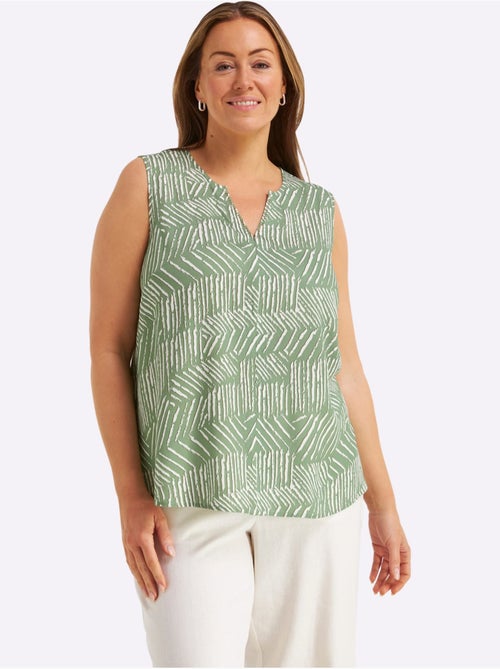 Débardeur Pure Viscose - Taille Standard - Sheego - Kiabi