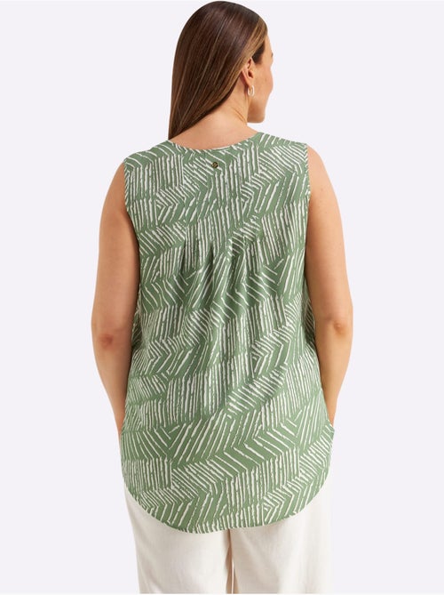 Débardeur Pure Viscose - Taille Standard - Sheego - Kiabi