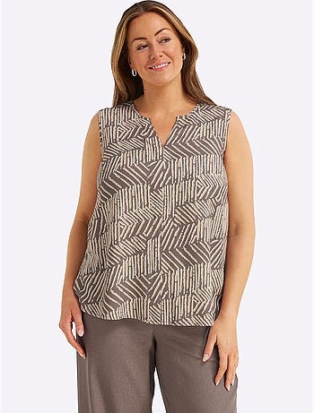 Débardeur Pure Viscose - Taille Standard - Sheego