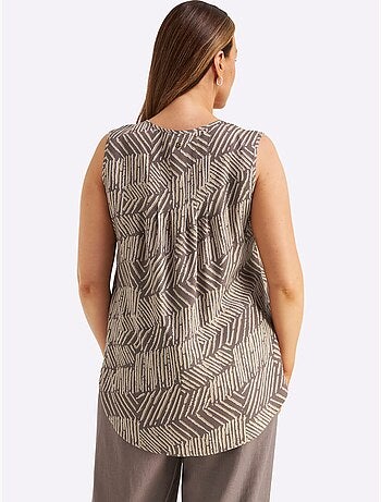 Débardeur Pure Viscose - Taille Standard - Sheego
