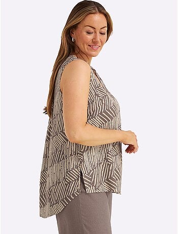 Débardeur Pure Viscose - Taille Standard - Sheego
