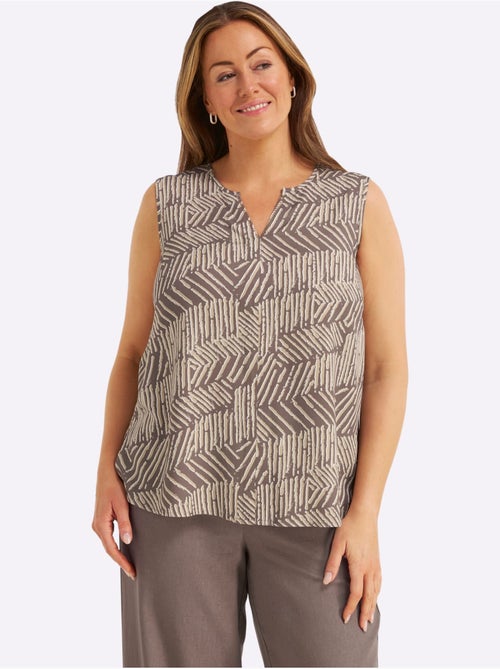 Débardeur Pure Viscose - Taille Standard - Sheego - Kiabi