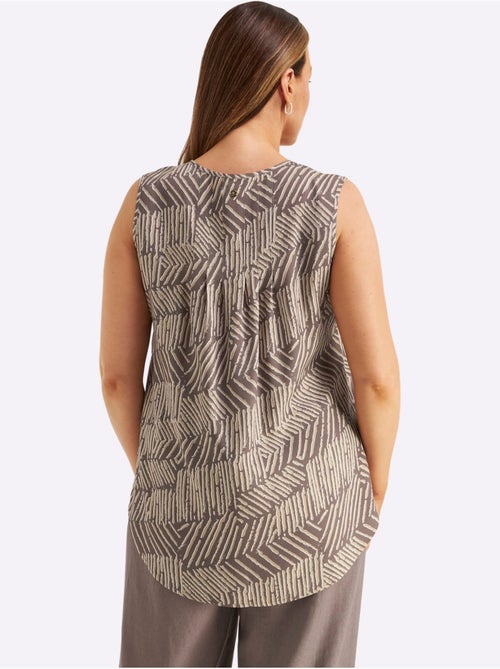 Débardeur Pure Viscose - Taille Standard - Sheego - Kiabi