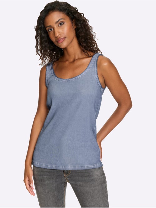 Débardeur qualité coton - taille standard - helline - Kiabi Débardeur qualité coton - taille standard - helline - Kiabi