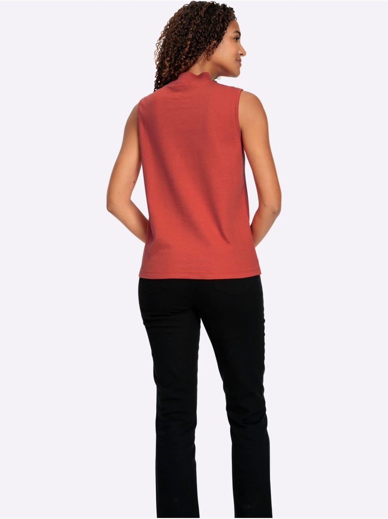 Débardeur Qualité Coton - Taille Standard - Witt Terre cuite - Kiabi