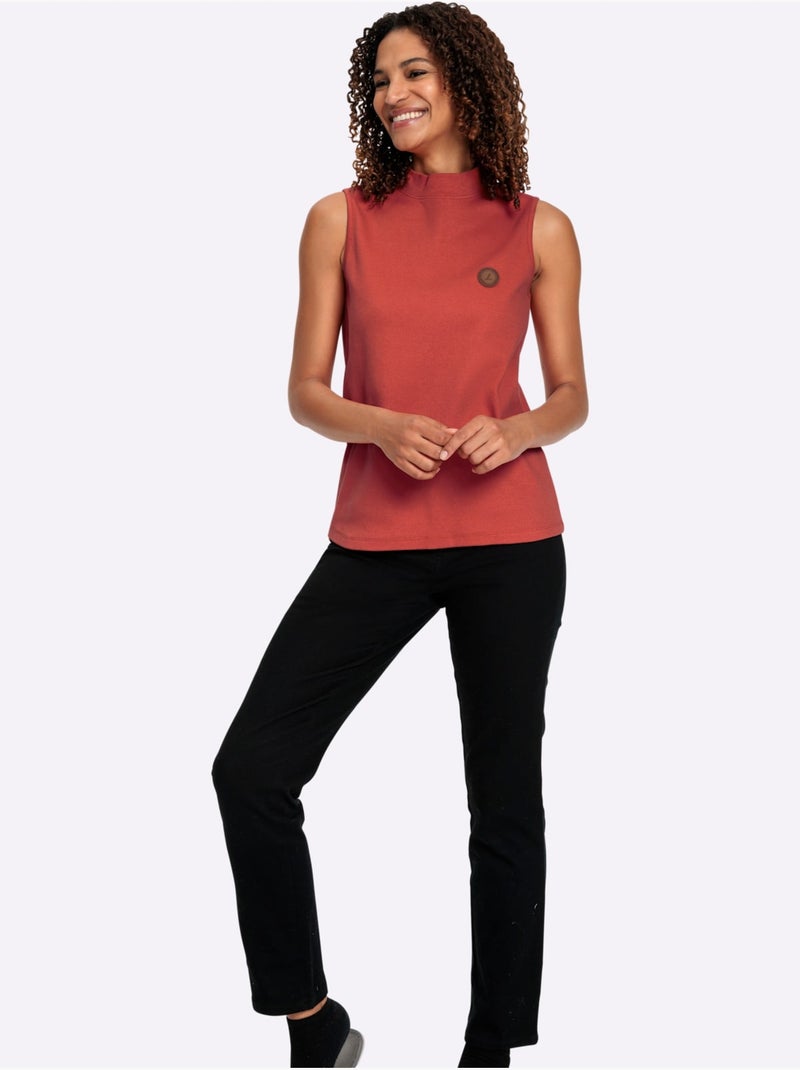 Débardeur Qualité Coton - Taille Standard - Witt Terre cuite - Kiabi