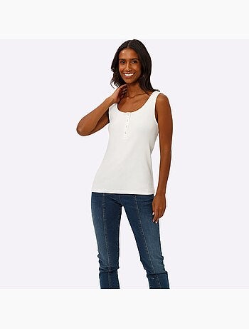 Débardeur Qualité Coton Doux Sur La Peau - Taille Standard - helline