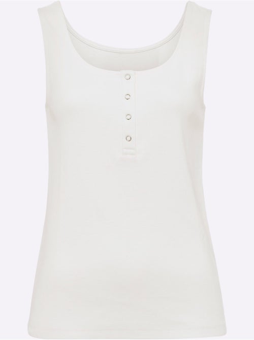 Débardeur Qualité Coton Doux Sur La Peau - Taille Standard - helline - Kiabi