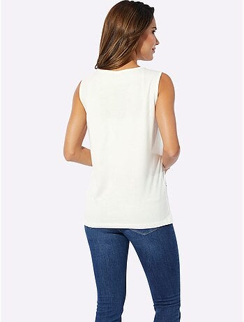 Débardeur Qualité Coton Doux Sur La Peau - Taille Standard - Moda Vilona