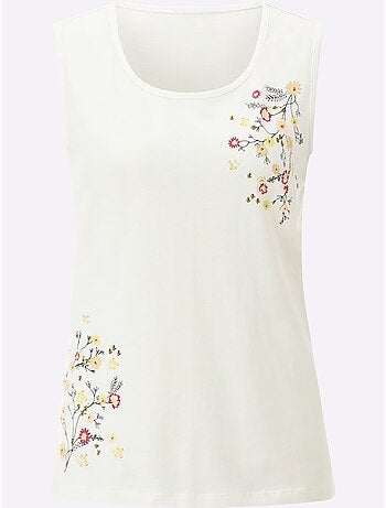 Débardeur Qualité Coton Doux Sur La Peau - Taille Standard - Moda Vilona