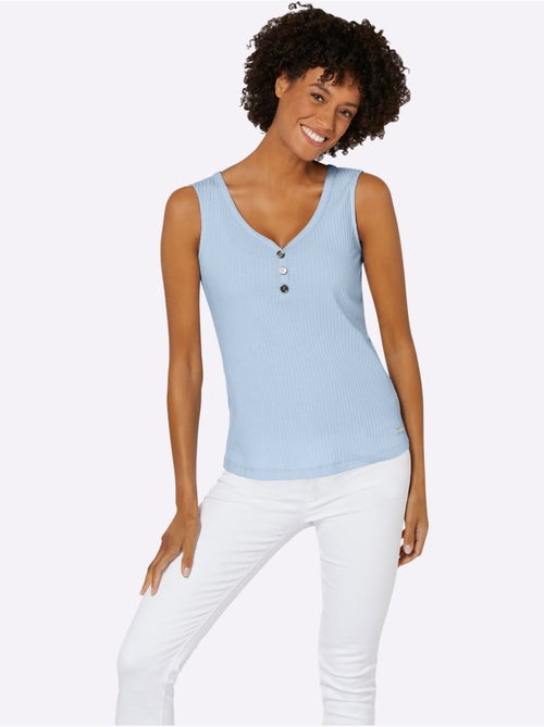 Débardeur Qualité Viscose Extensible Souple - Taille Standard - Witt - Kiabi Débardeur Qualité Viscose Extensible Souple - Taille Standard - Witt - Kiabi