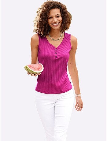 Débardeur qualité viscose extensible souple - taille standard - witt
