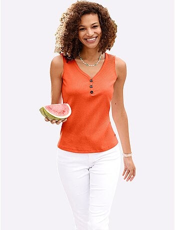 Débardeur qualité viscose extensible souple - taille standard - witt