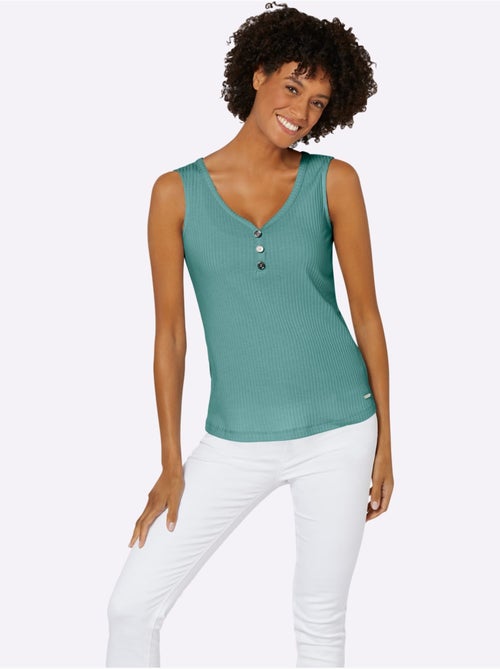 Débardeur Qualité Viscose Extensible Souple - Taille Standard - Witt - Kiabi Débardeur Qualité Viscose Extensible Souple - Taille Standard - Witt - Kiabi