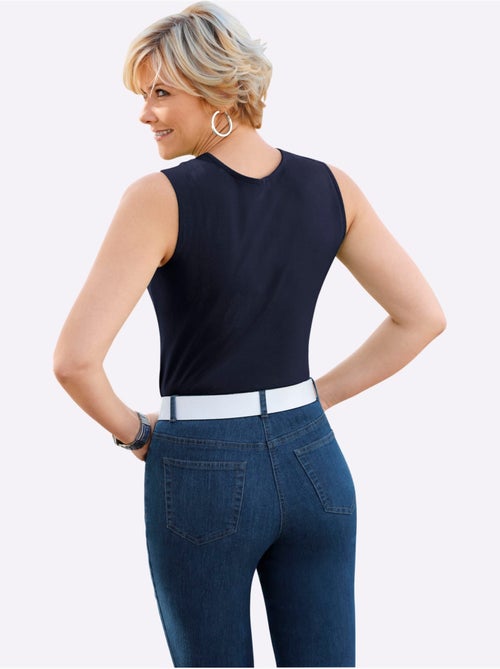 Débardeur sans manches à larges bretelles et col rond - Taille standard - Witt - Kiabi Débardeur sans manches à larges bretelles et col rond - Taille standard - Witt - Kiabi