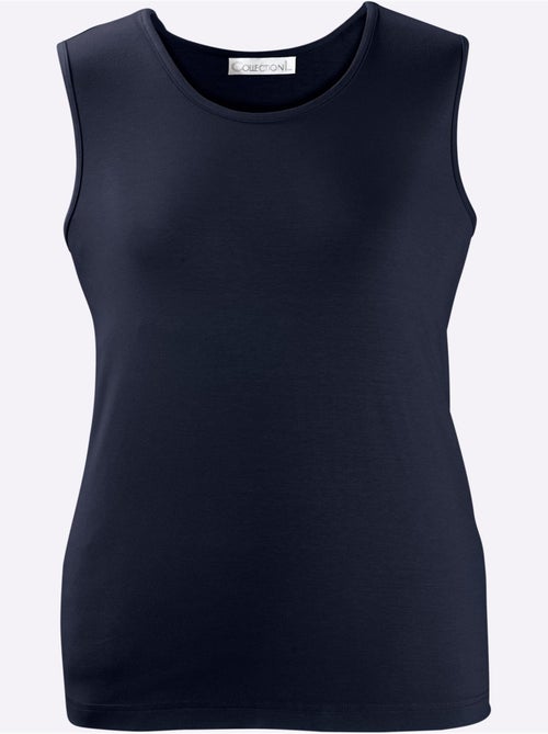 Débardeur sans manches à larges bretelles et col rond - Taille standard - Witt - Kiabi Débardeur sans manches à larges bretelles et col rond - Taille standard - Witt - Kiabi