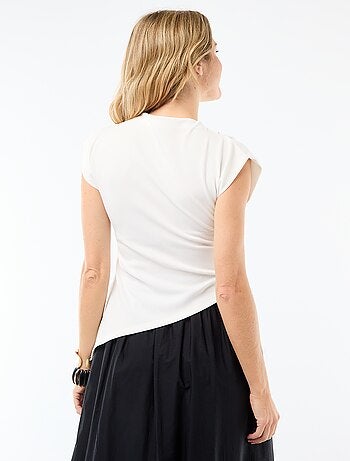 Débardeur sans manches asymétrique