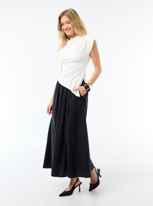 Débardeur sans manches asymétrique - Kiabi