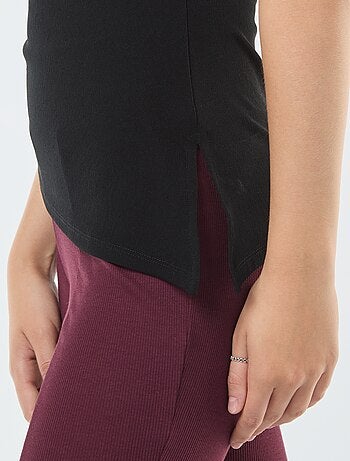 Débardeur sans manches asymétrique