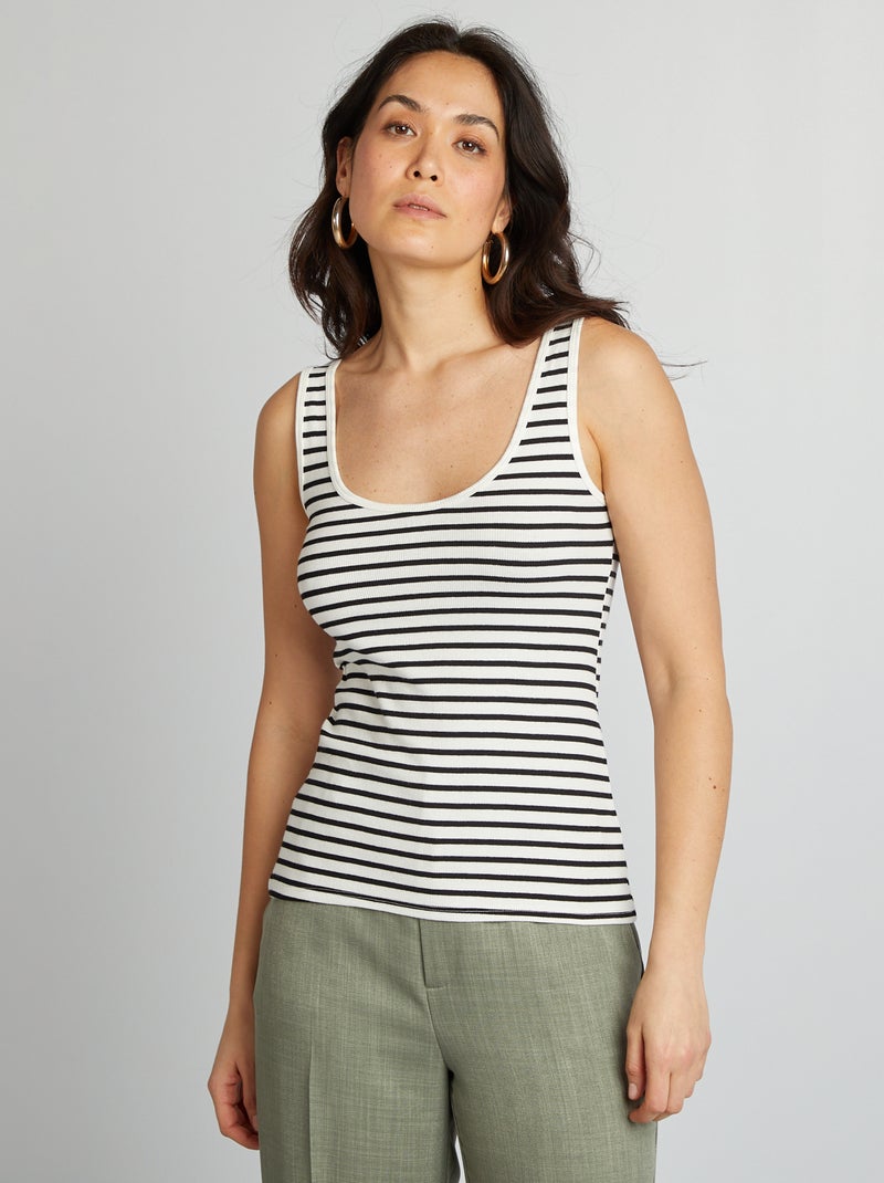 Débardeur Vintage Le Coq Sportif – Femme, Blanc, Années 90 – Taille M