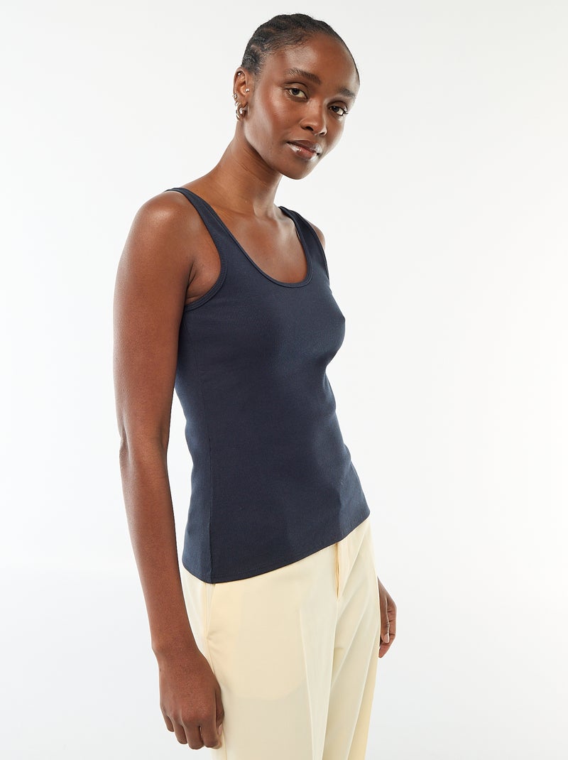 Débardeur sans manches Bleu - Kiabi