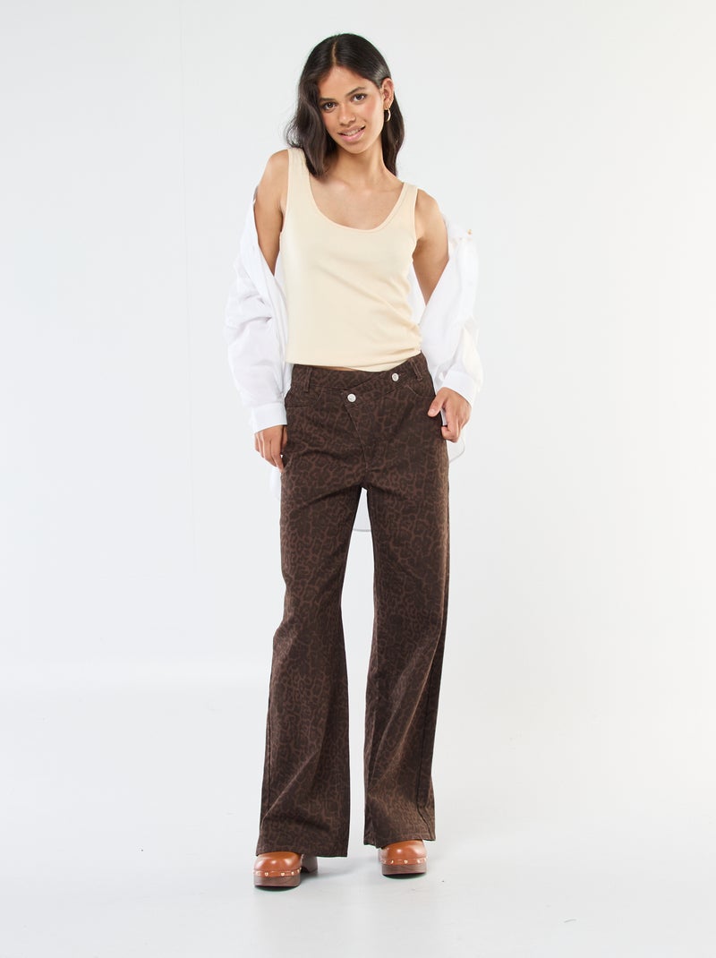 Débardeur sans manches Ecru - Kiabi