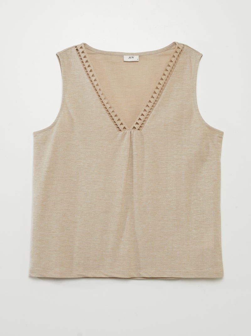 Débardeur sans manches 'JDY' Beige - Kiabi
