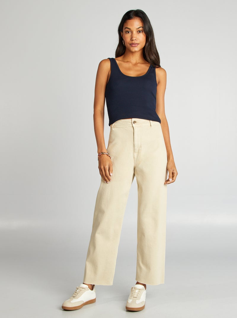 Débardeur sans manches Marine - Kiabi