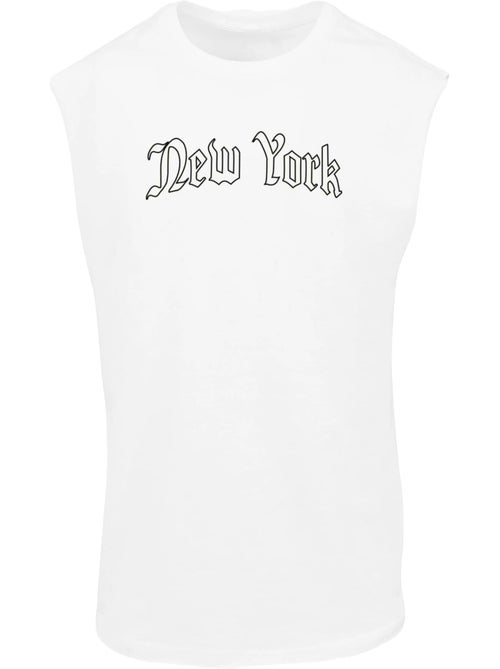 Débardeur sans manches new york wording - mister tee - Kiabi