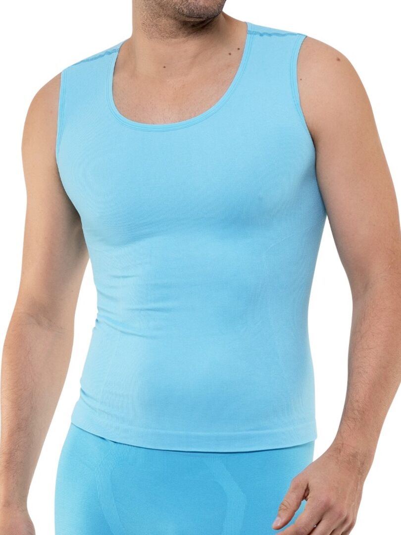Débardeur sculptant et raffermissant CryoShape Bleu - Kiabi