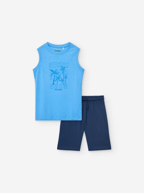 Débardeur + Short en Coton - Kiabi