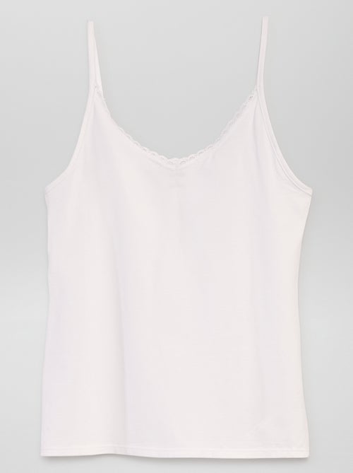 Débardeur sous-vêtement à fines bretelles - Kiabi