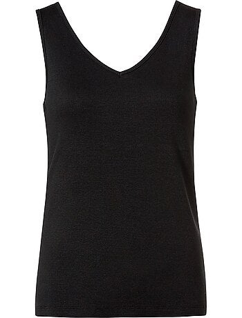 Débardeur Structure Côtelée Douce - Taille Standard - helline