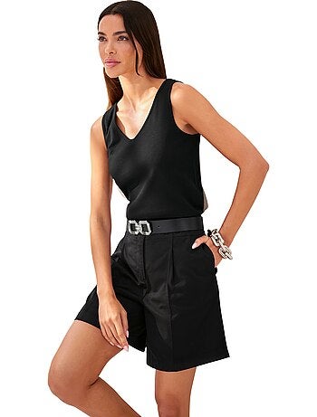 Débardeur Structure Côtelée Douce - Taille Standard - helline