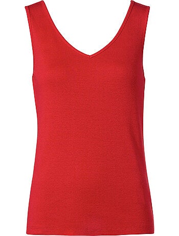 Débardeur Structure Côtelée Douce - Taille Standard - helline