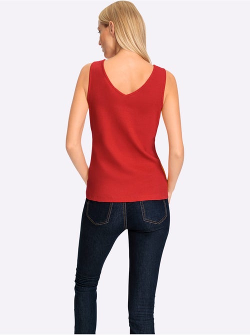 Débardeur Structure Côtelée Douce - Taille Standard - helline - Kiabi