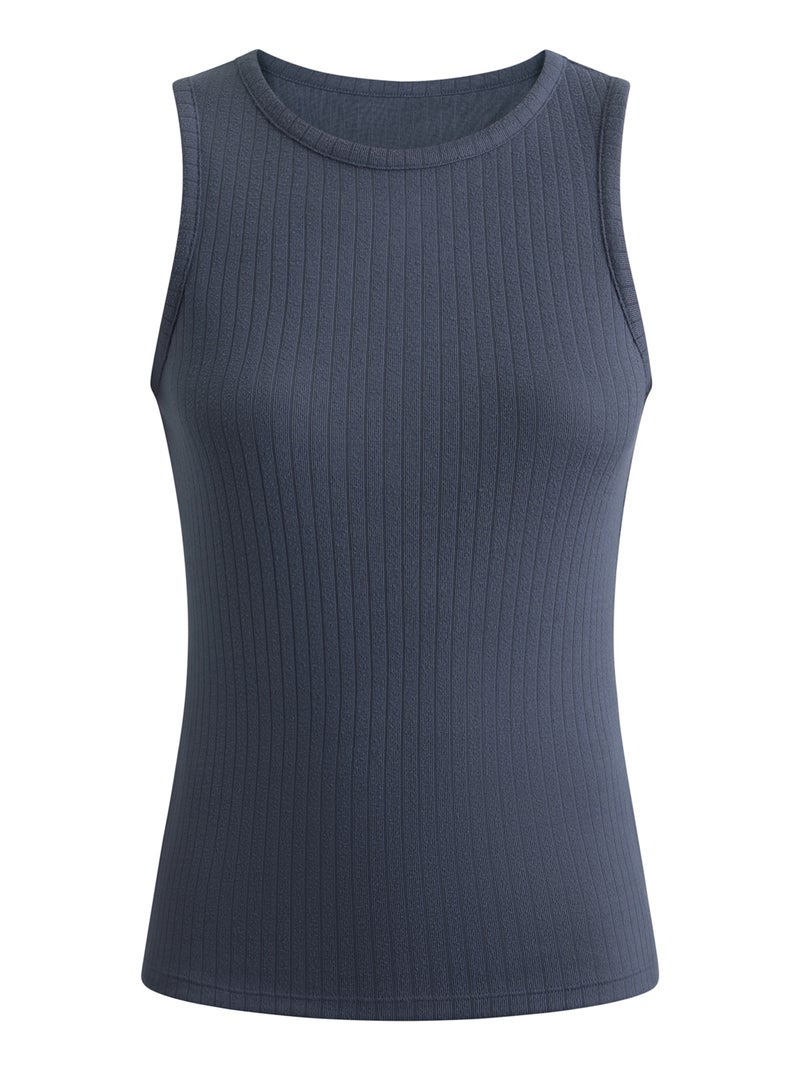 Débardeur thermique maille fine Thermal Gris foncé - Kiabi
