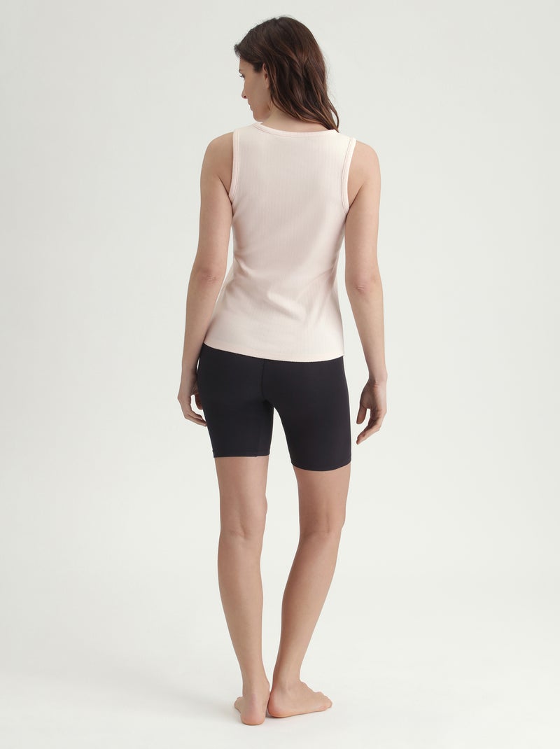 Débardeur thermique Thermal x Inès de La Fressange Rose clair - Kiabi