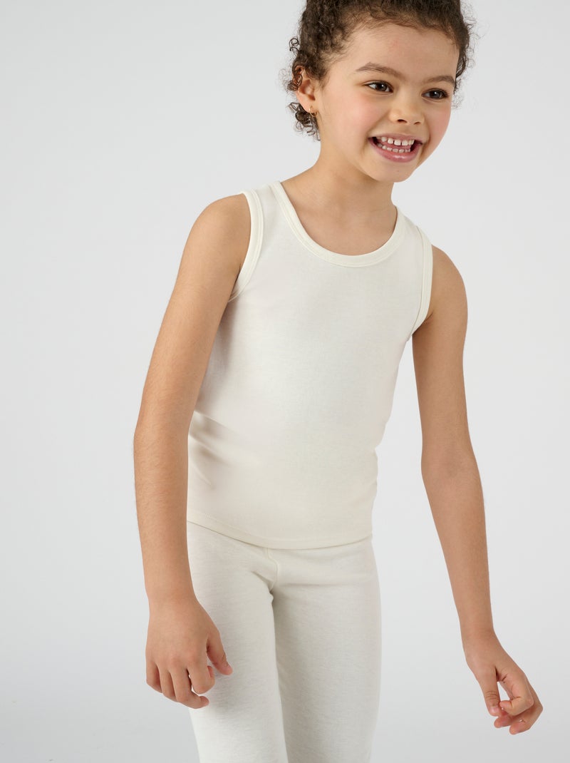 Débardeur Thermolactyl Sensitive thermique - Damart Blanc - Kiabi