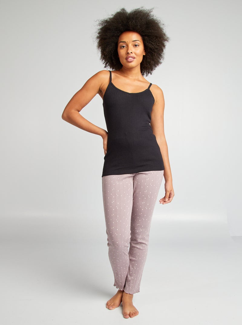 Débardeur thermorégulateur noir - Kiabi