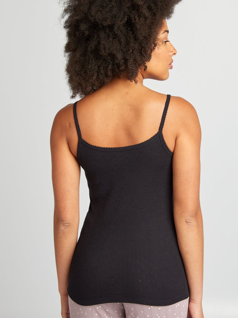 Débardeur thermorégulateur noir - Kiabi