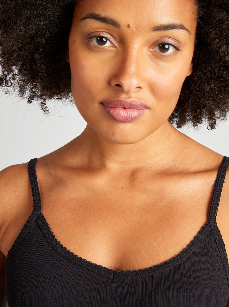 Débardeur thermorégulateur noir - Kiabi