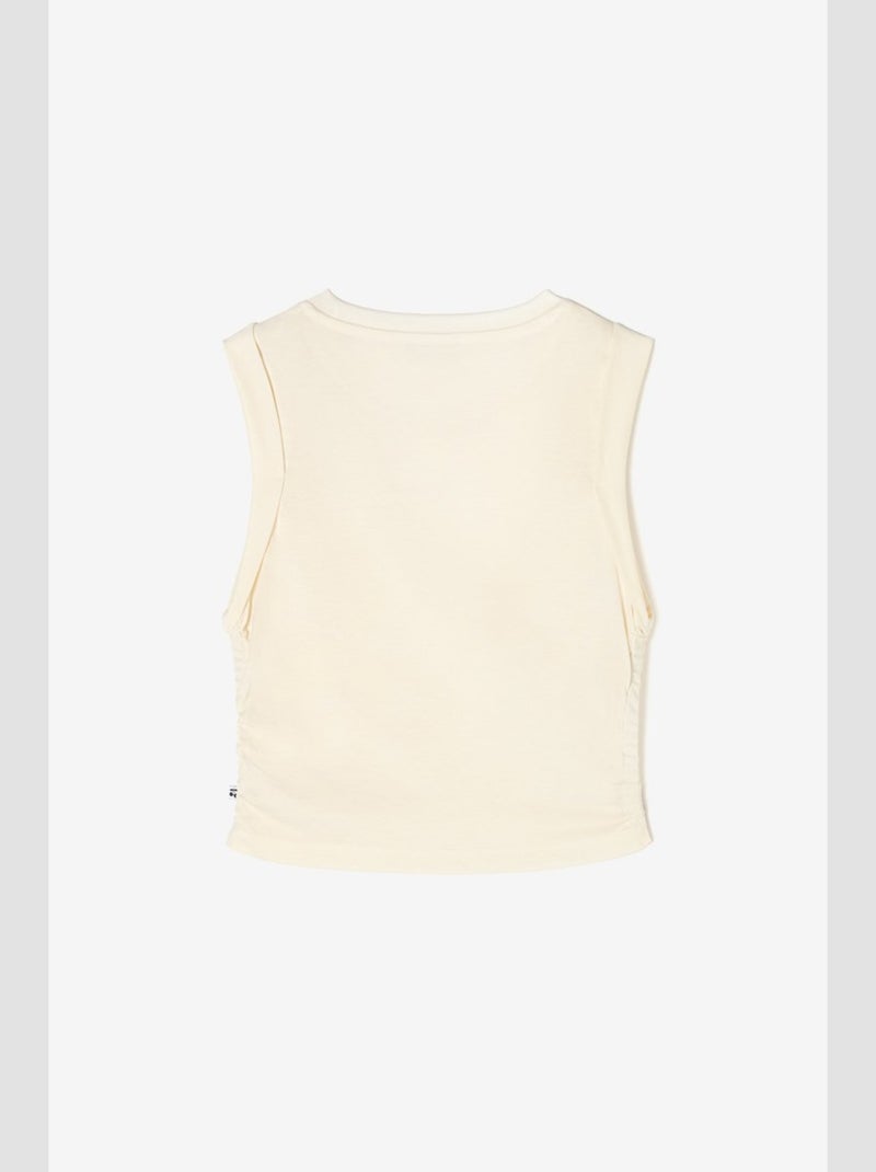 Debardeur TODEGI 'Le Temps Des Cerises' Blanc - Kiabi