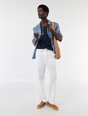 Débardeur uni en maille côtelée