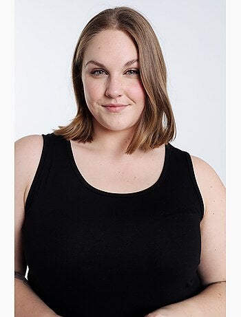 Débardeur uni en viscose PAPRIKA