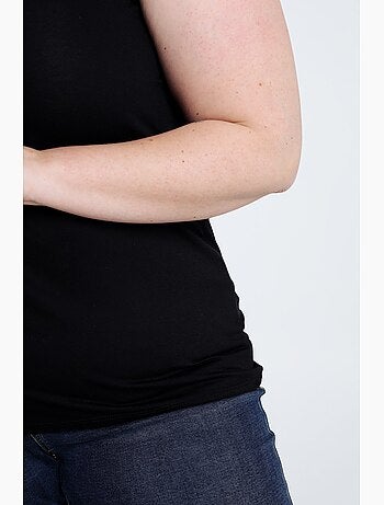 Débardeur uni en viscose PAPRIKA