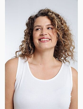 Débardeur uni en viscose PAPRIKA